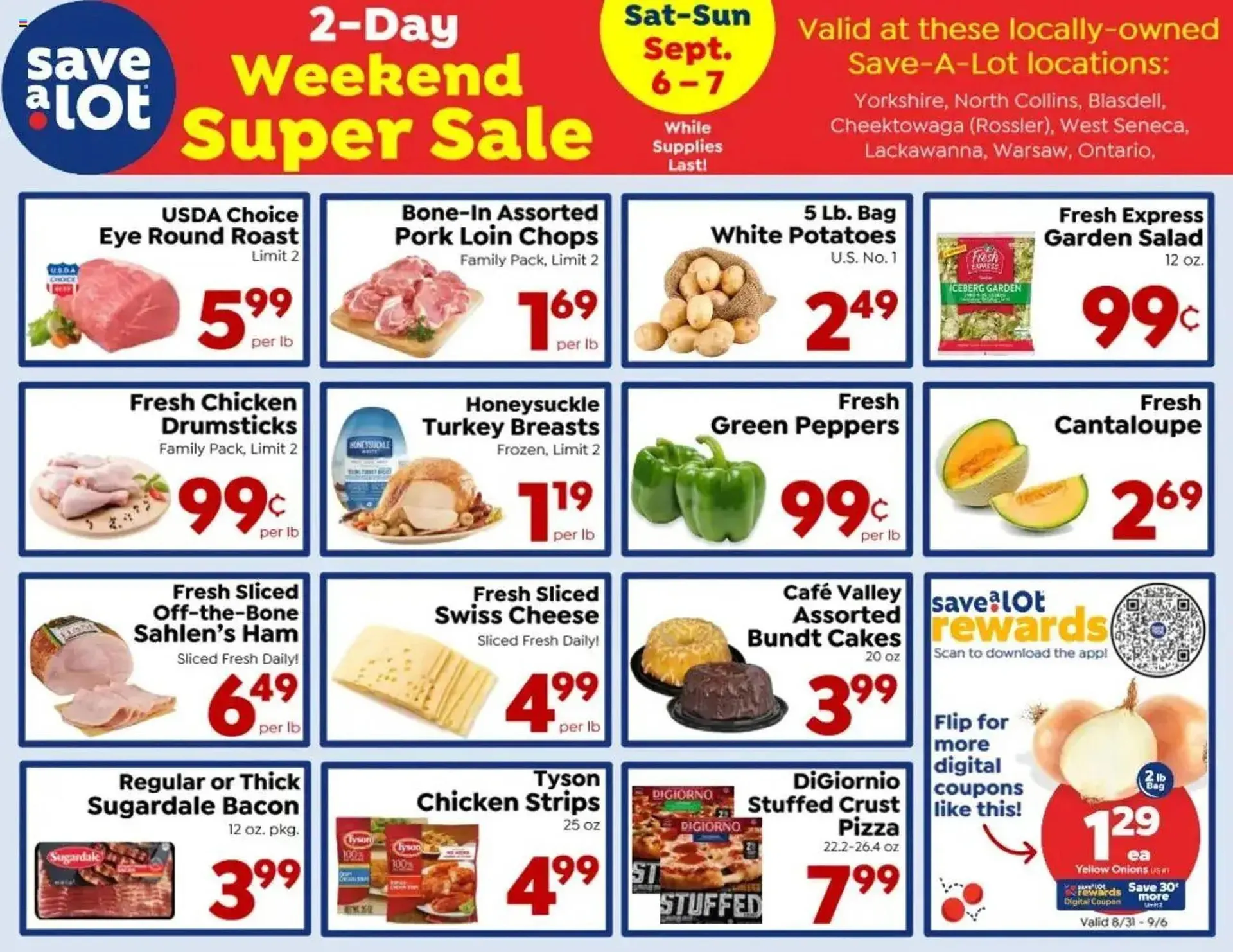 Weekly ad Save a Lot Weekly Ad from September 1 to September 7 2025 - Page 1