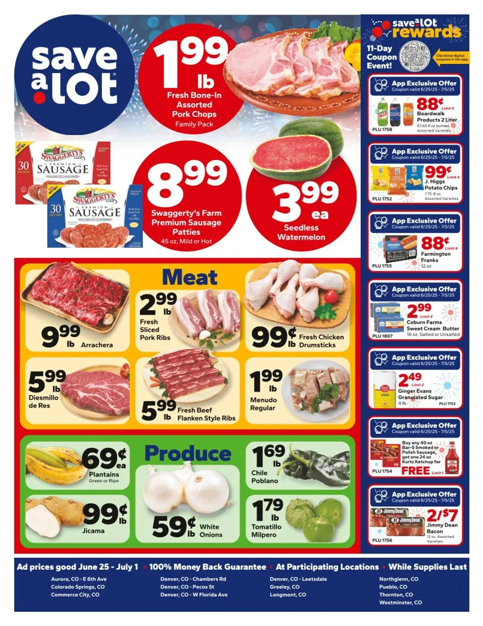 Weekly ad Save a Lot Weekly Ad from June 25 to July 1 2025 - Page 1