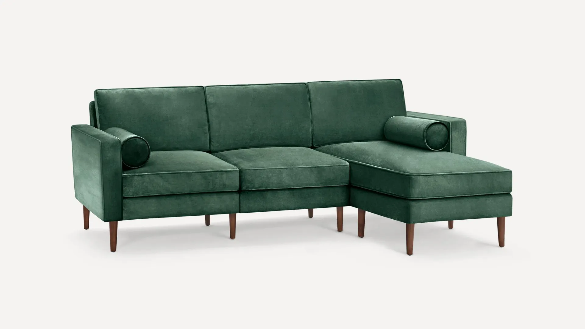 Nomad Velvet Sofa with Chaise