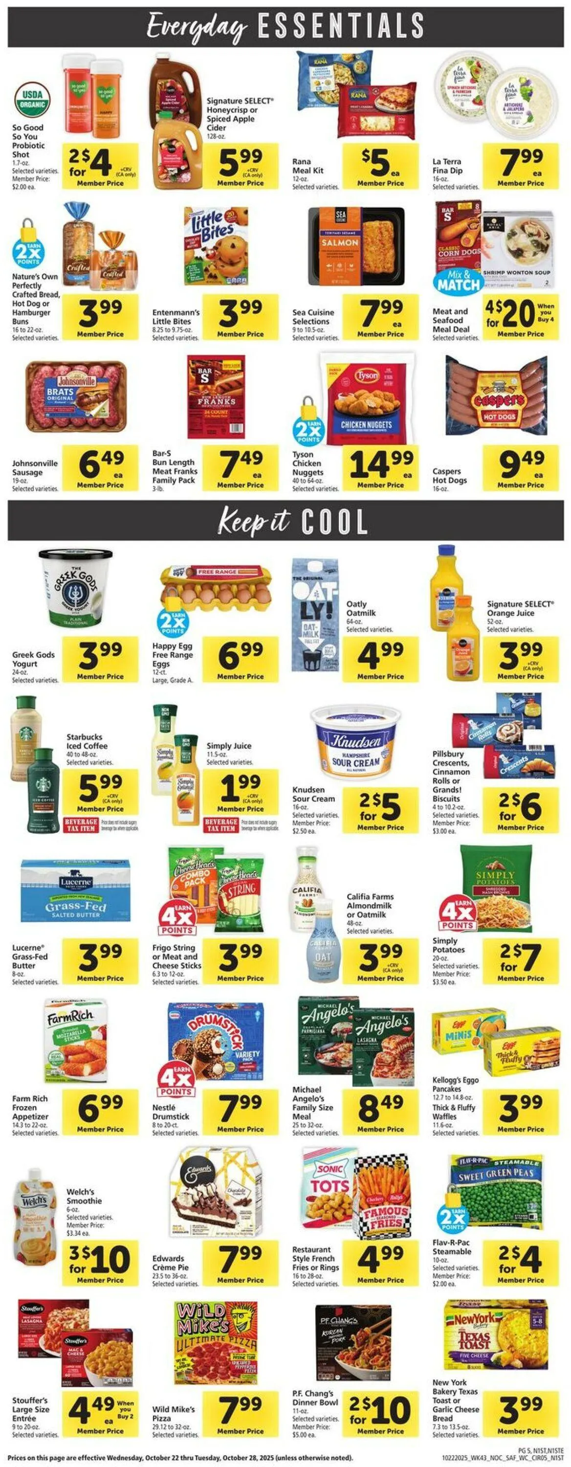 Weekly ad Safeway Current weekly ad from October 22 to October 28 2025 - Page 5