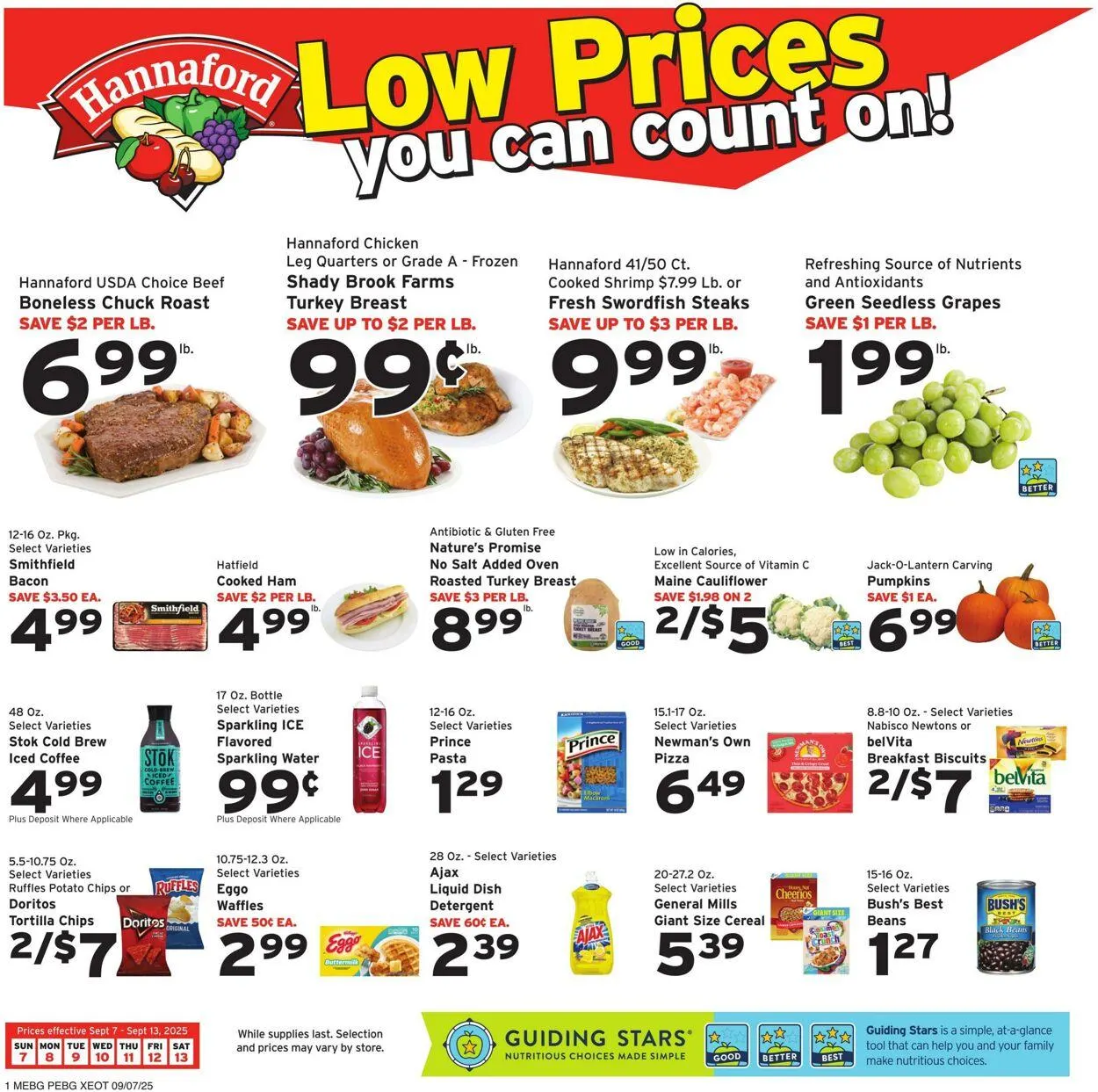 Weekly ad Hannaford Current weekly ad from September 7 to September 13 2025 - Page 1