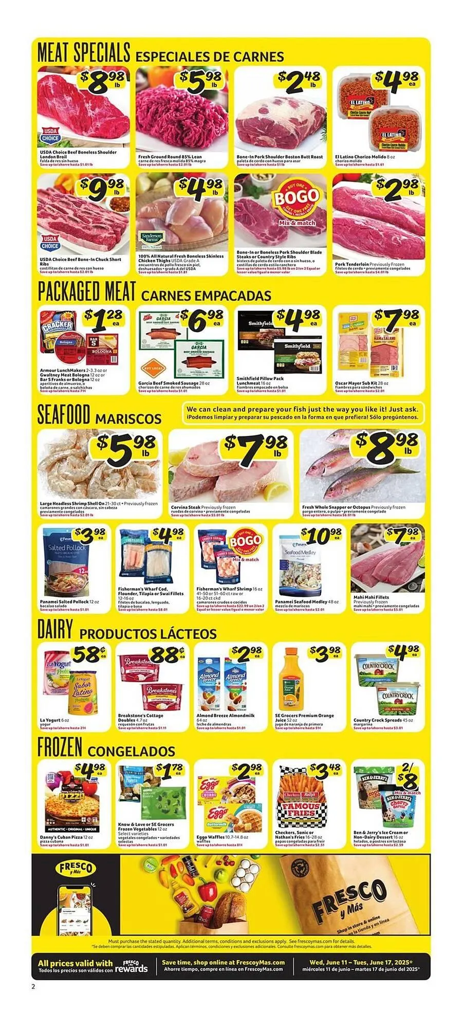 Weekly ad Fresco y Más Weekly Ad from June 11 to June 17 2025 - Page 2