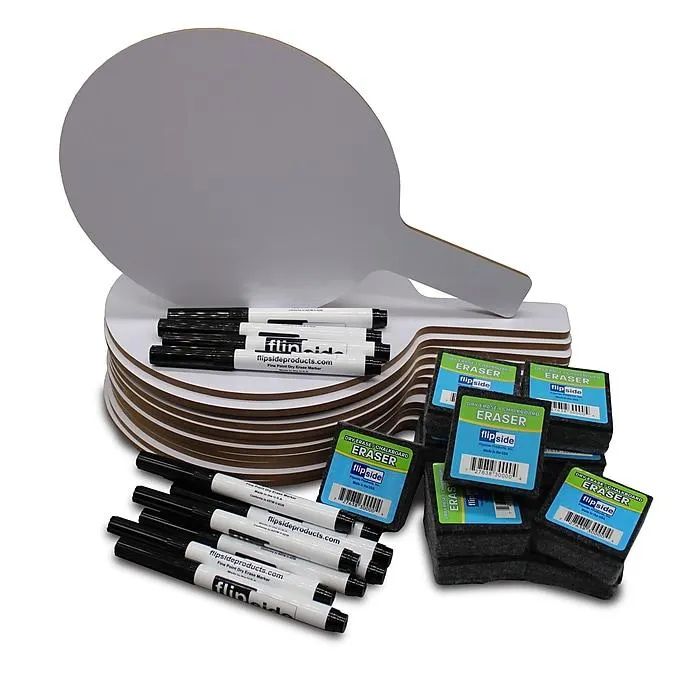 Flipside Oval Dry-Erase Paddle,