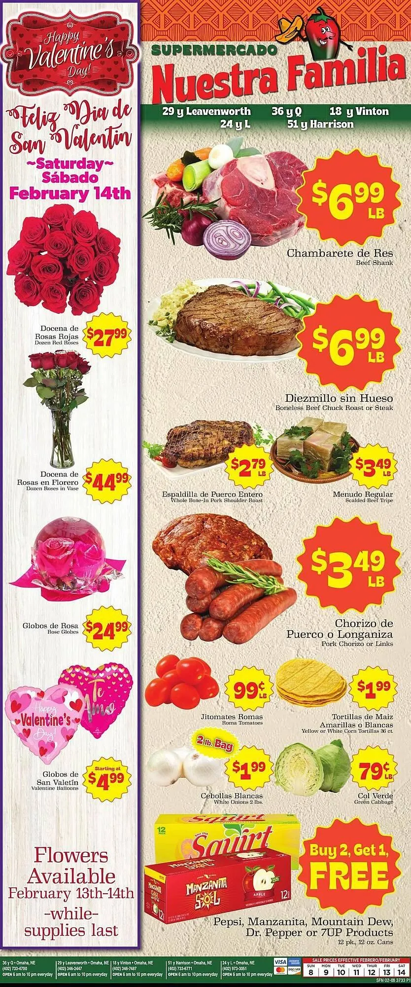 Supermercado Nuestra Familia weekly ad - 1
