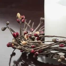 Rustic Pip Berry Candle Ring