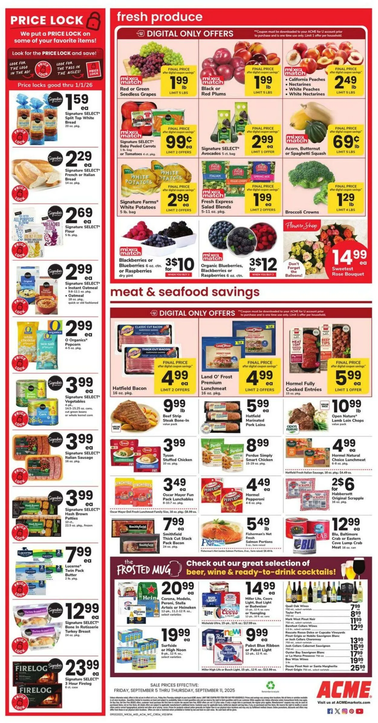 Weekly ad Acme Current weekly ad from September 5 to September 11 2025 - Page 4
