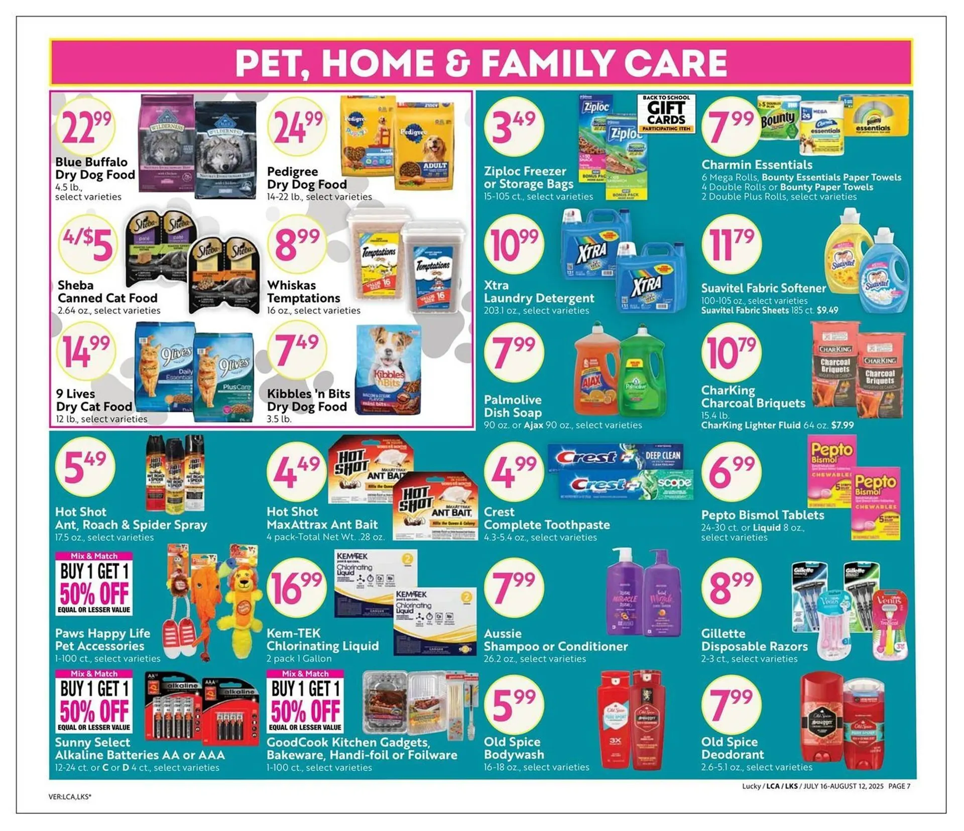 Weekly ad Lucky Supermarkets Weekly Ad from July 17 to August 12 2025 - Page 7