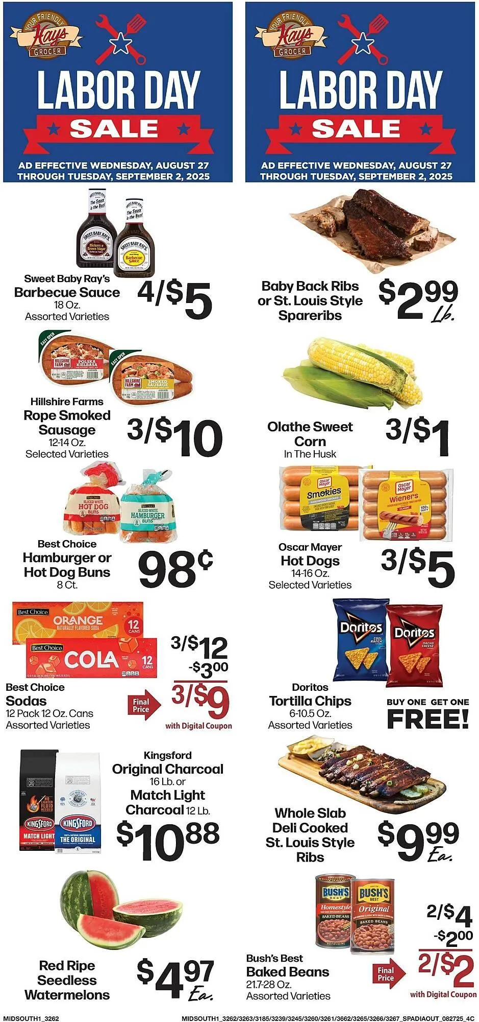 Weekly ad Hays Supermarket Weekly Ad from August 27 to September 2 2025 - Page 2