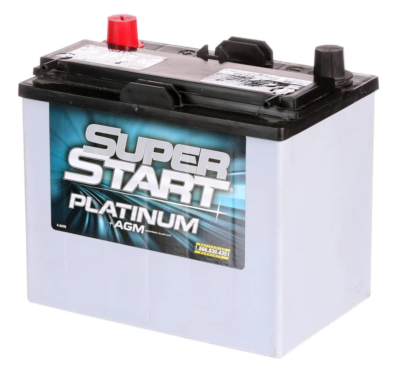 Super Start Platinum AGM Battery Group Size 46A24L - MIATA
