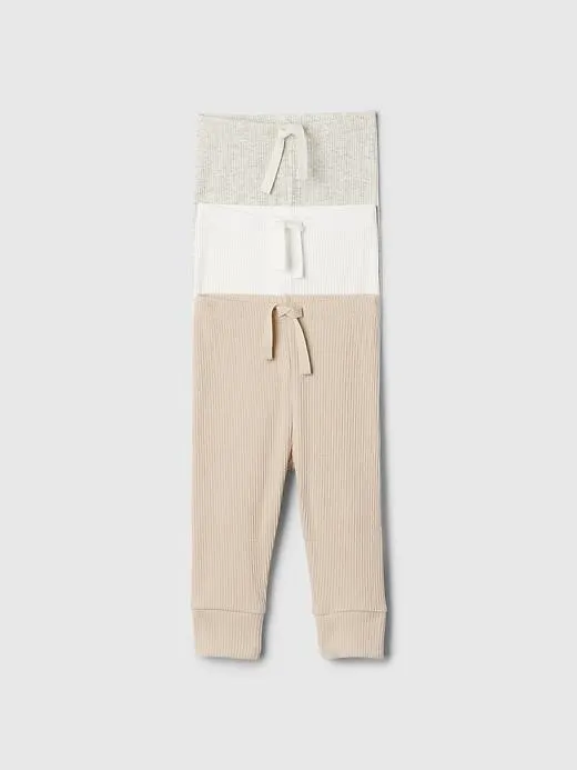 Baby First Favorites TinyRib Pants (3-Pack)
