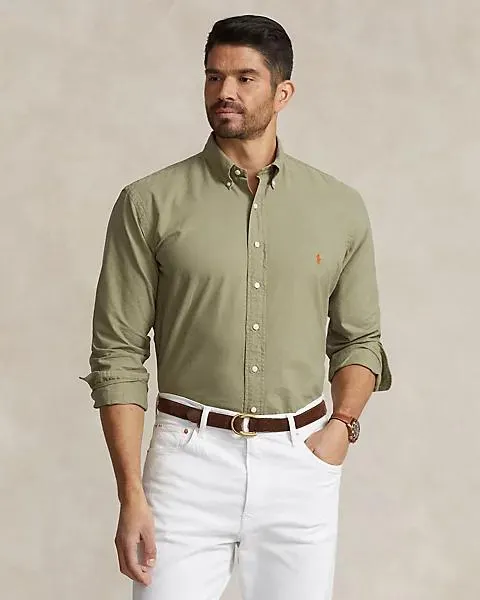 Garment-Dyed Oxford Shirt