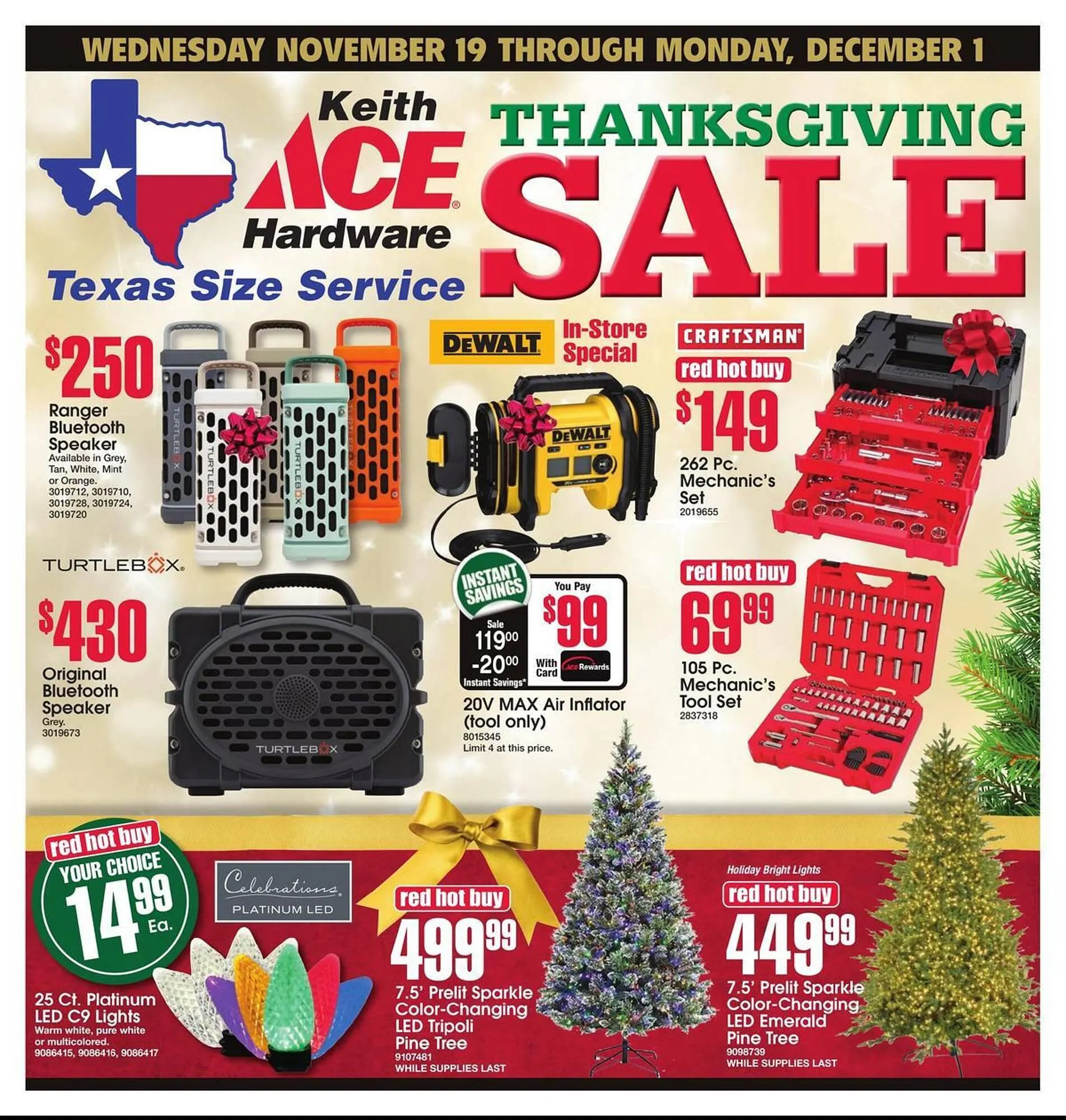 Weekly ad Ace Hardware flyer from November 19 to December 1 2025 - Page 1
