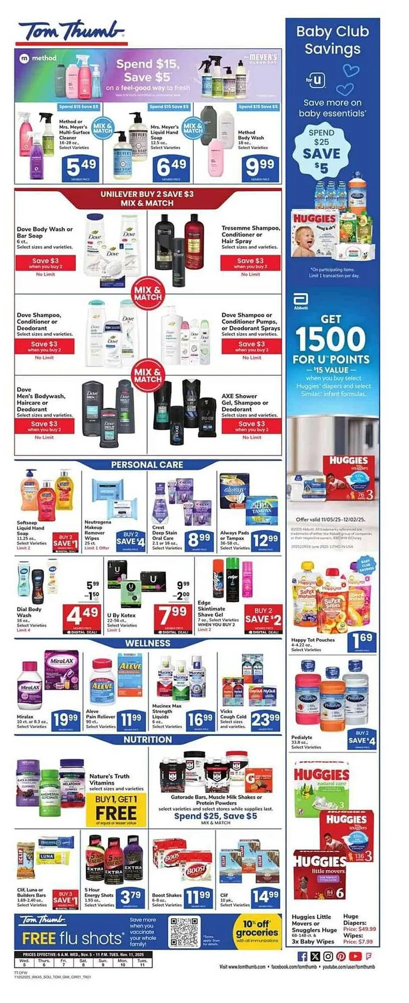 Weekly ad Tom Thumb weekly ad from November 5 to November 11 2025 - Page 6