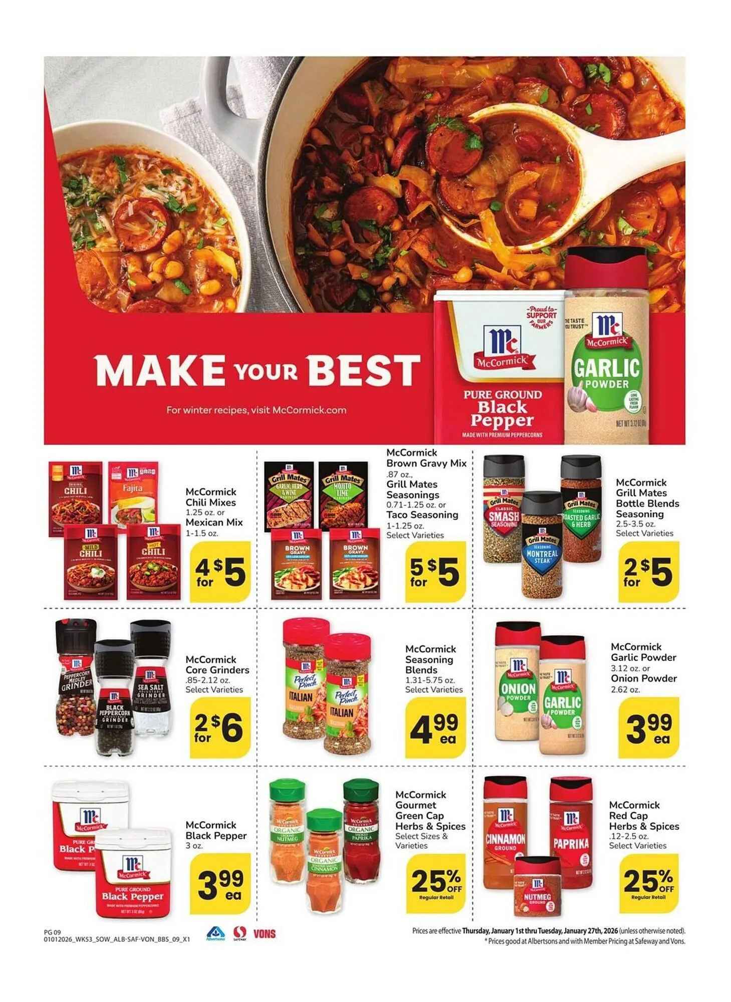 Weekly ad Albertsons weekly ad from January 1 to January 27 2026 - Page 9