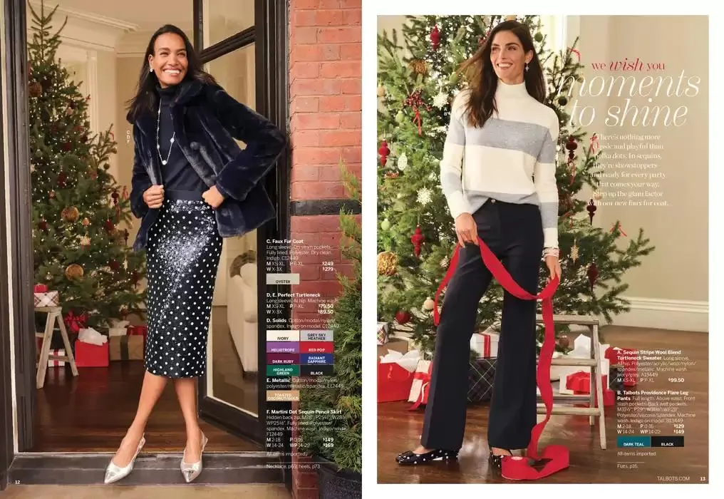 Weekly ad Talbots What’s in a WISH? from November 16 to November 30 2024 - Page 7