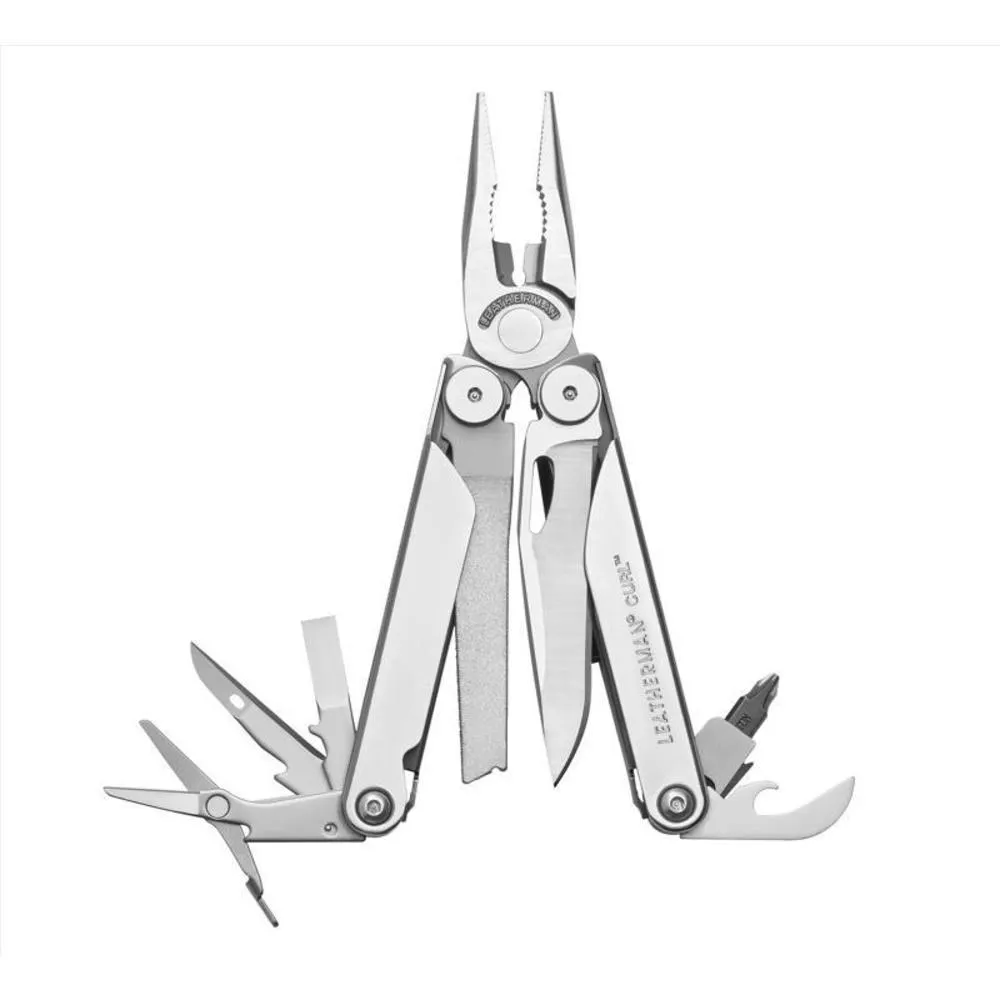 Hard Leather Leatherman Curl 15-in-1 Multi-Purpose Tools 1 pc