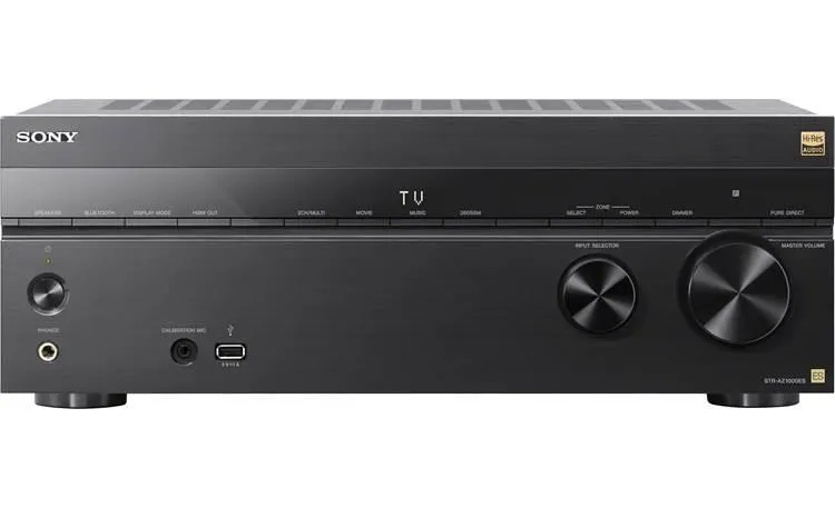 Sony ES STR-AZ1000ES 7.2-channel home theater receiver with Dolby Atmos®, Bluetooth®, Apple AirPlay® 2, and Chromecast built-in