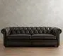 Chesterfield Leather Sofa (65"–96")
