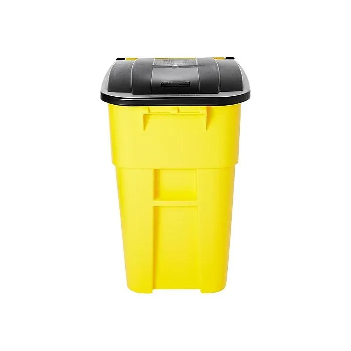 Rubbermaid BRUTE Rollout Plastic Outdoor Trash Can,