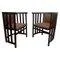 Set of Secession Fledermaus Armchairs by Josef Hoffmann, 1920s
