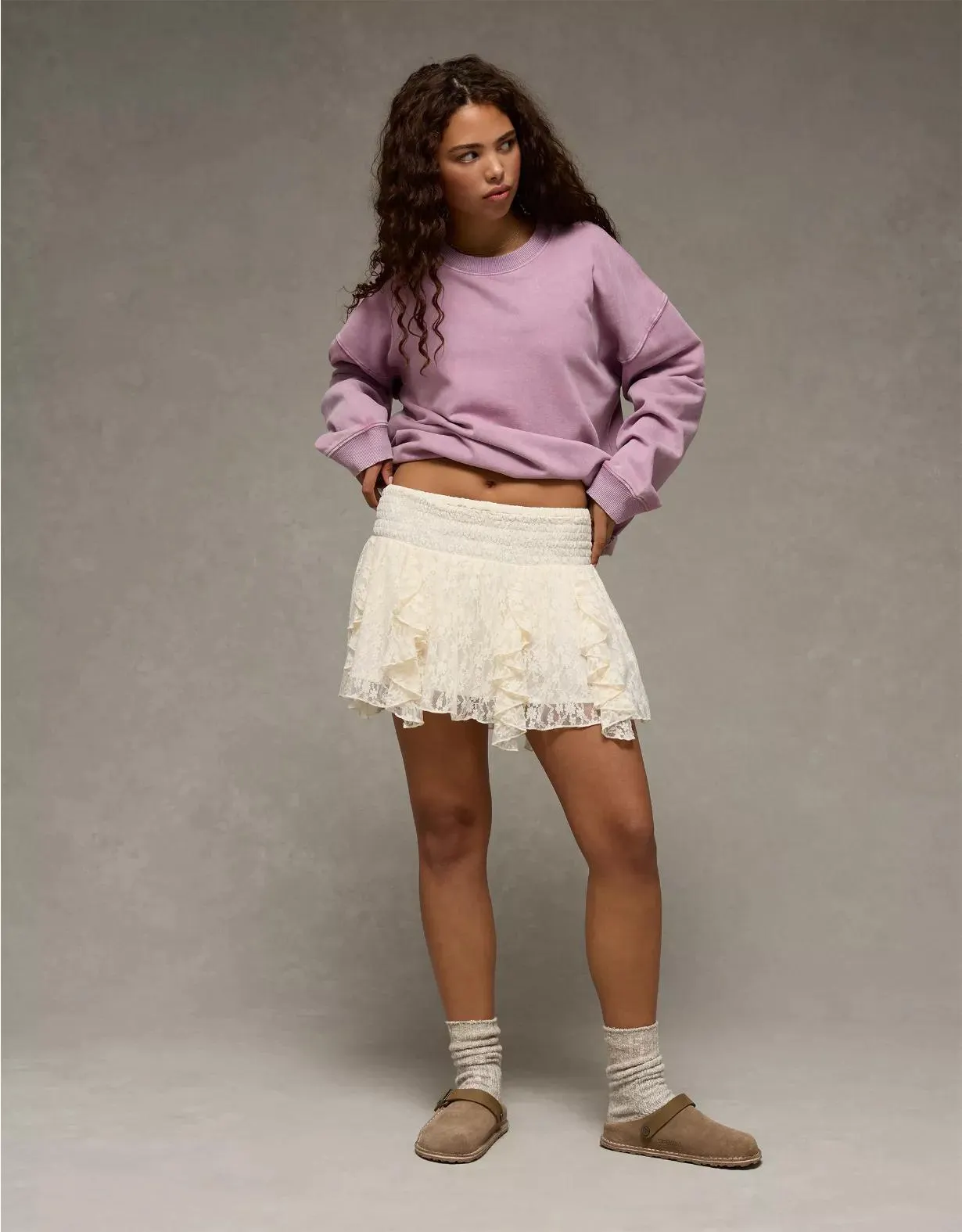 AE Lace Mini Skort