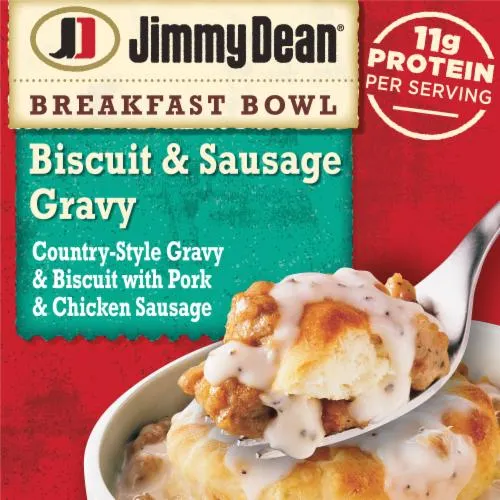 Jimmy Dean Biscuit & Sausage Gravy Frozen Breakfast Bowl