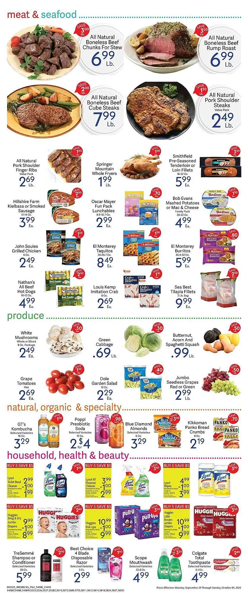 Weekly ad Riesbeck weekly ad from September 29 to October 5 2025 - Page 5