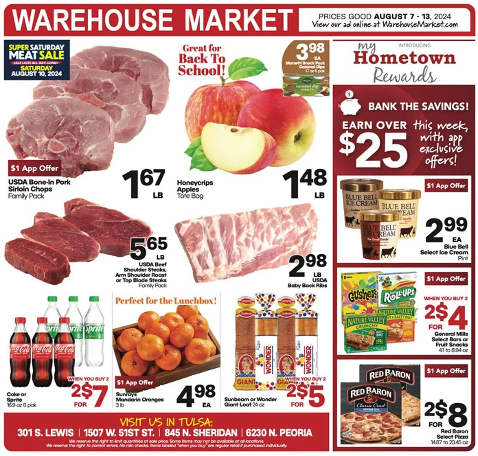 Weekly ad Warehouse Market Weekly Ad from August 7 to August 13 2024 - Page 1