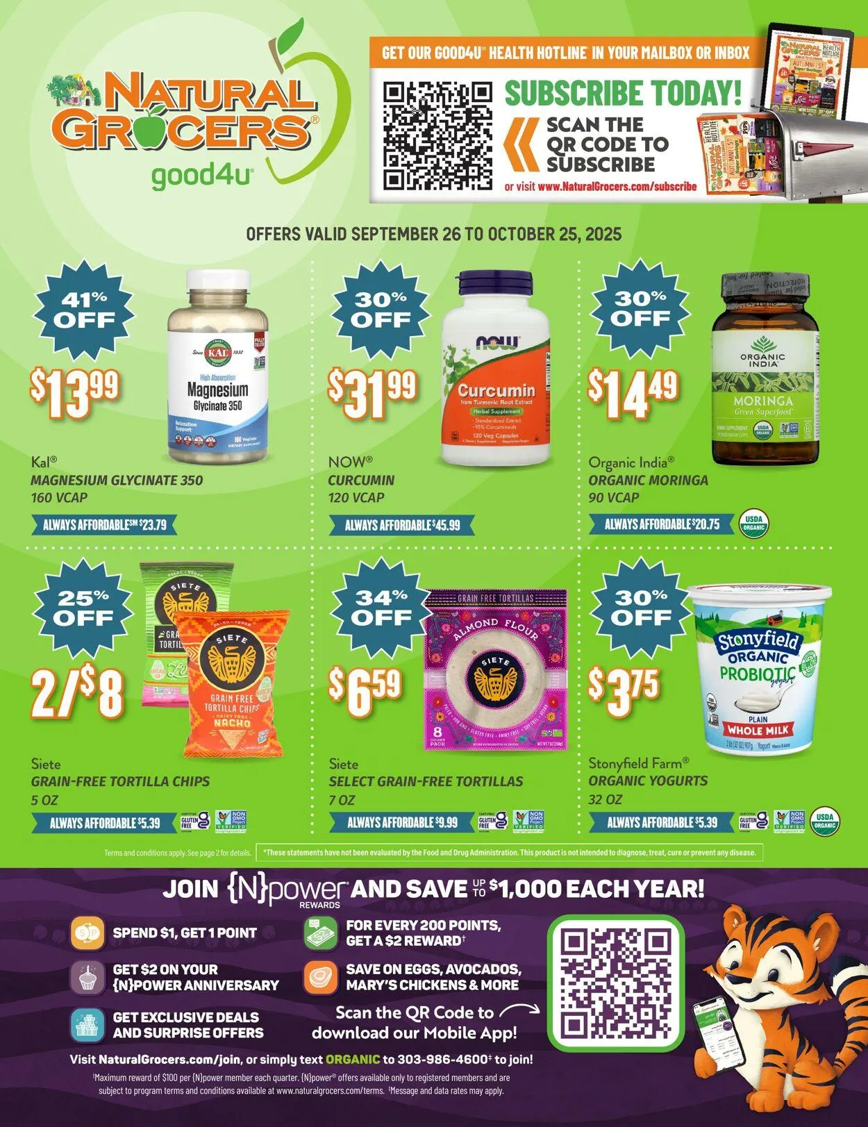 Weekly ad Natural Grocers from September 10 to October 1 2025 - Page 48