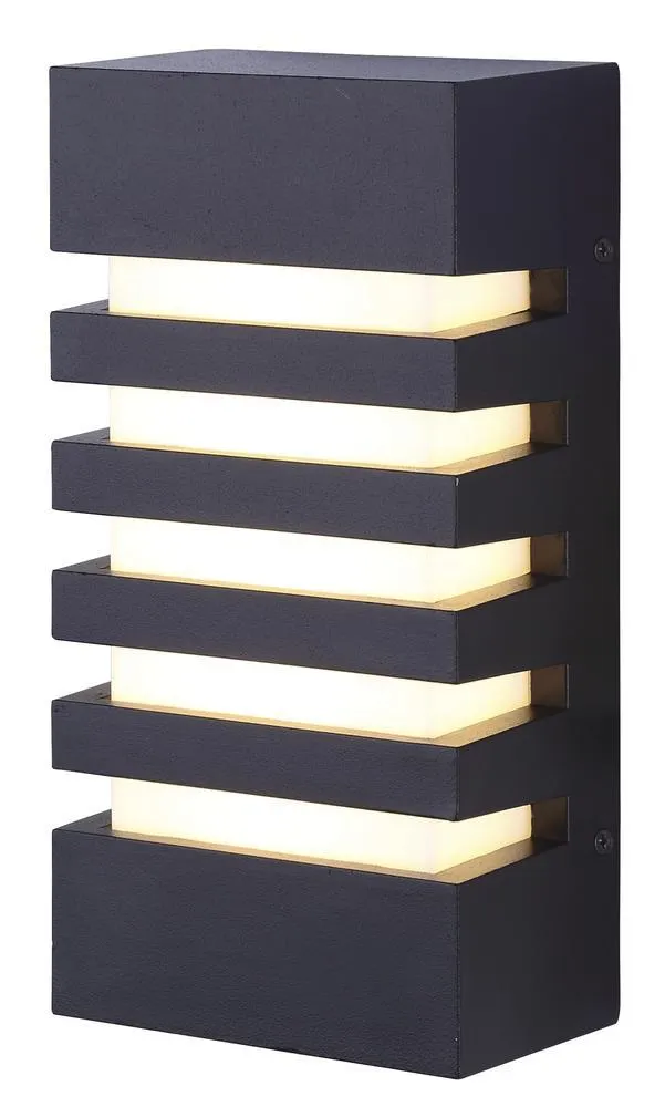 Canarm Inc. Fidjy Black LED Outdoor Wall Light