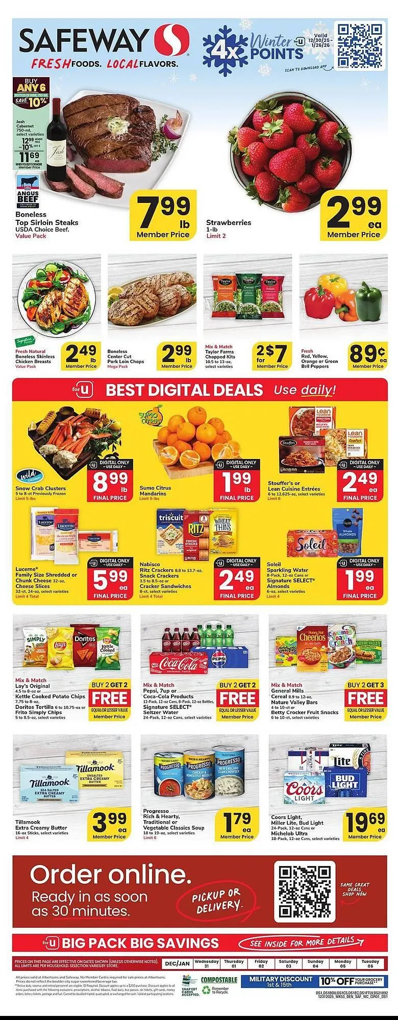 Weekly ad Safeway weekly ad from December 31 to January 6 2026 - Page 1