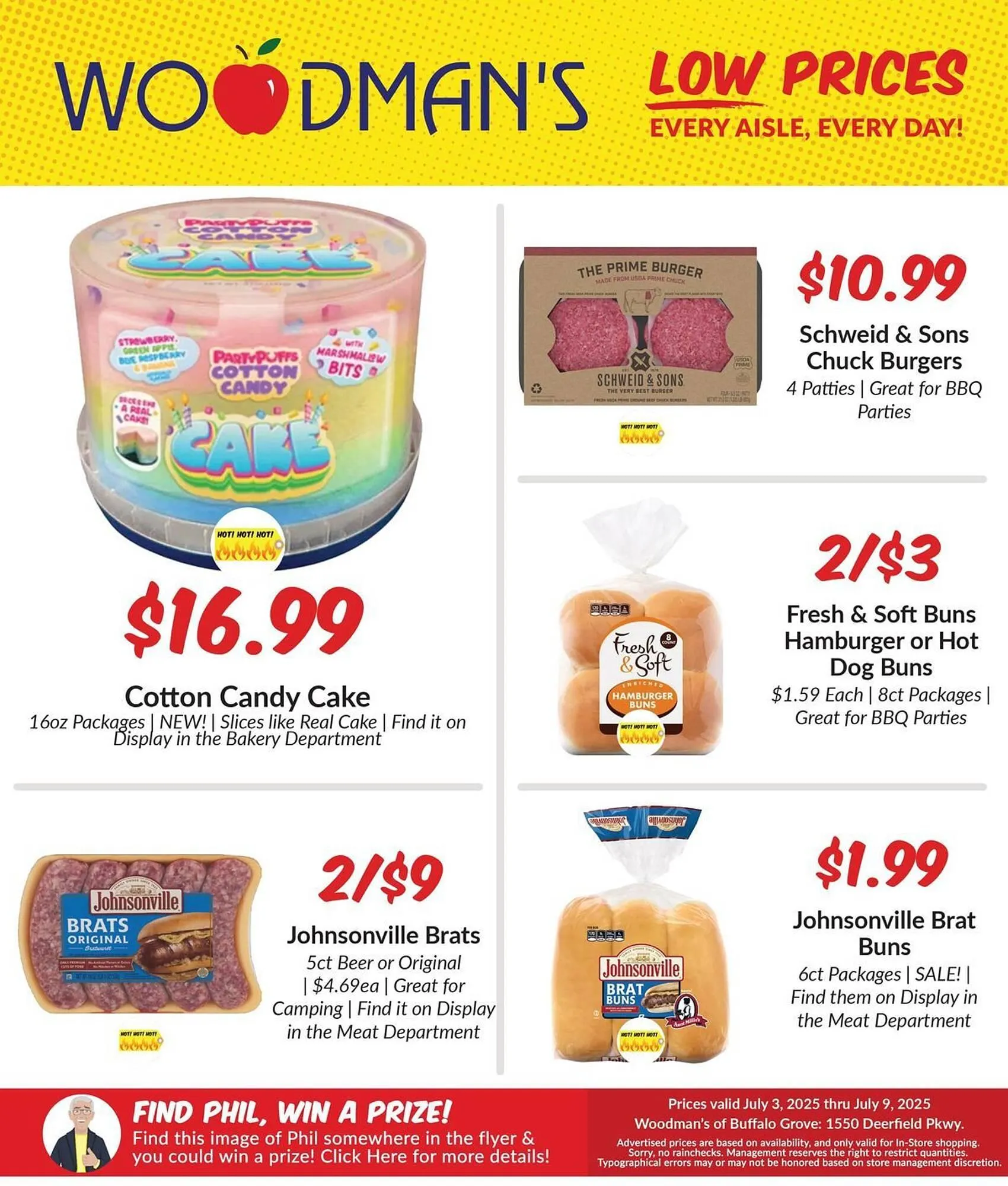 Weekly ad Woodman's Weekly Ad from July 3 to July 9 2025 - Page 1
