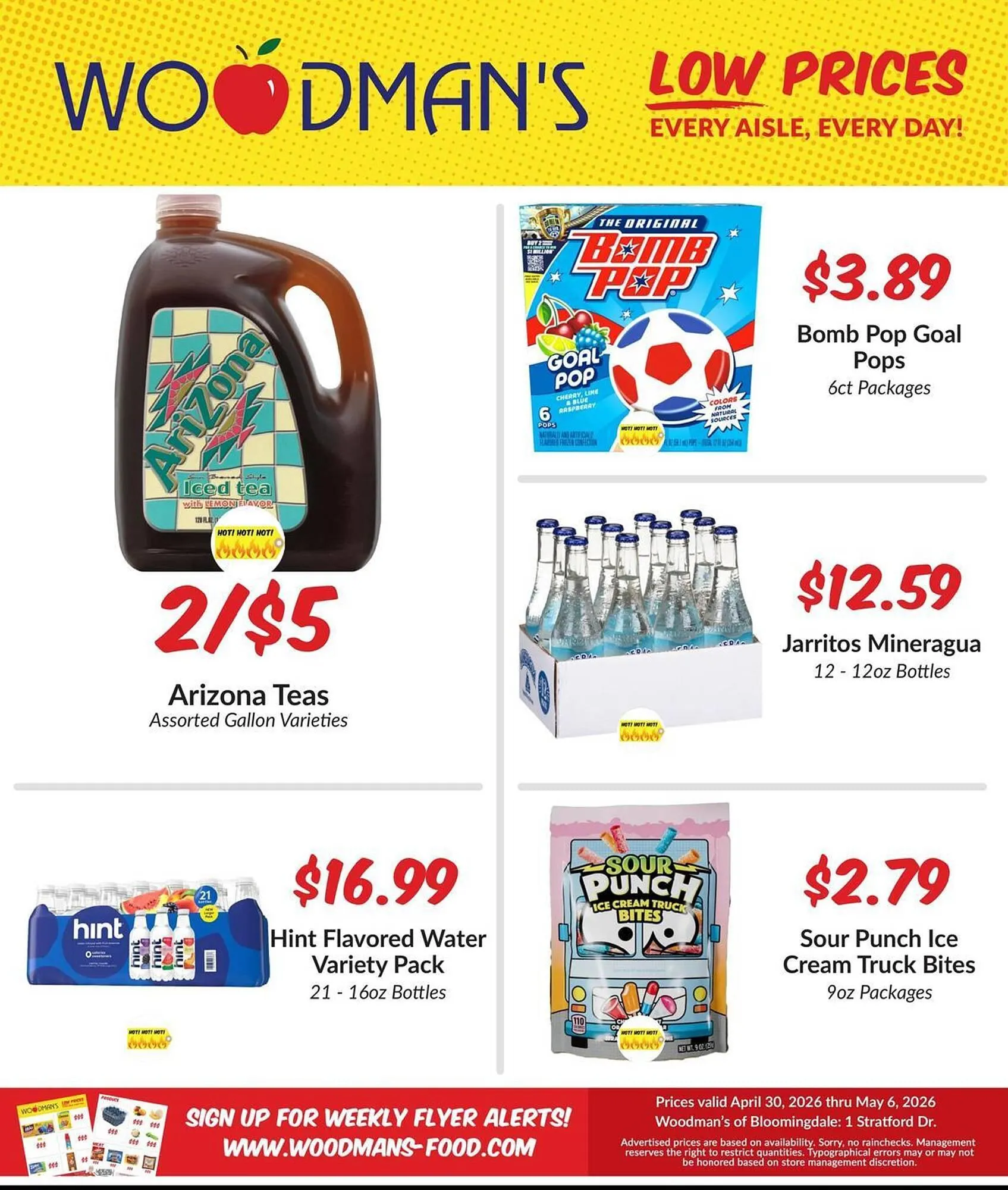 Weekly promotion Woodman's weekly ad spanning from April 30 to May 6 2026 - Page 1 for Catalogue 365