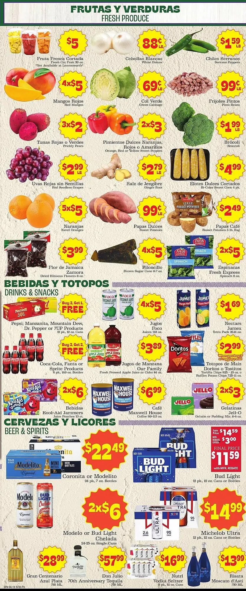 Weekly ad Supermercado Nuestra Familia weekly ad from April 19 to April 25 2026 - Page 3