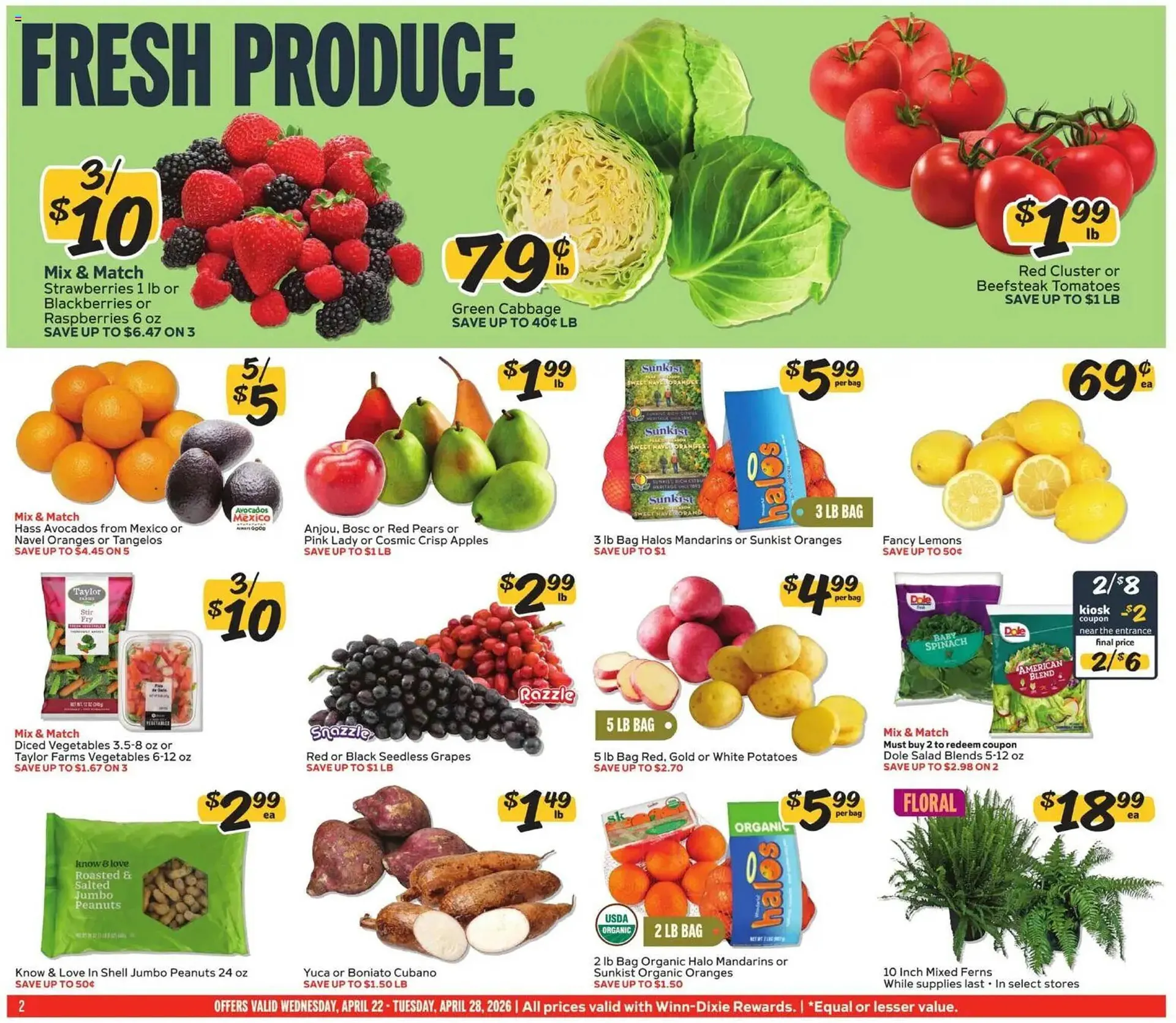 Weekly ad Winn Dixie weekly ad from April 22 to April 29 2026 - Page 2