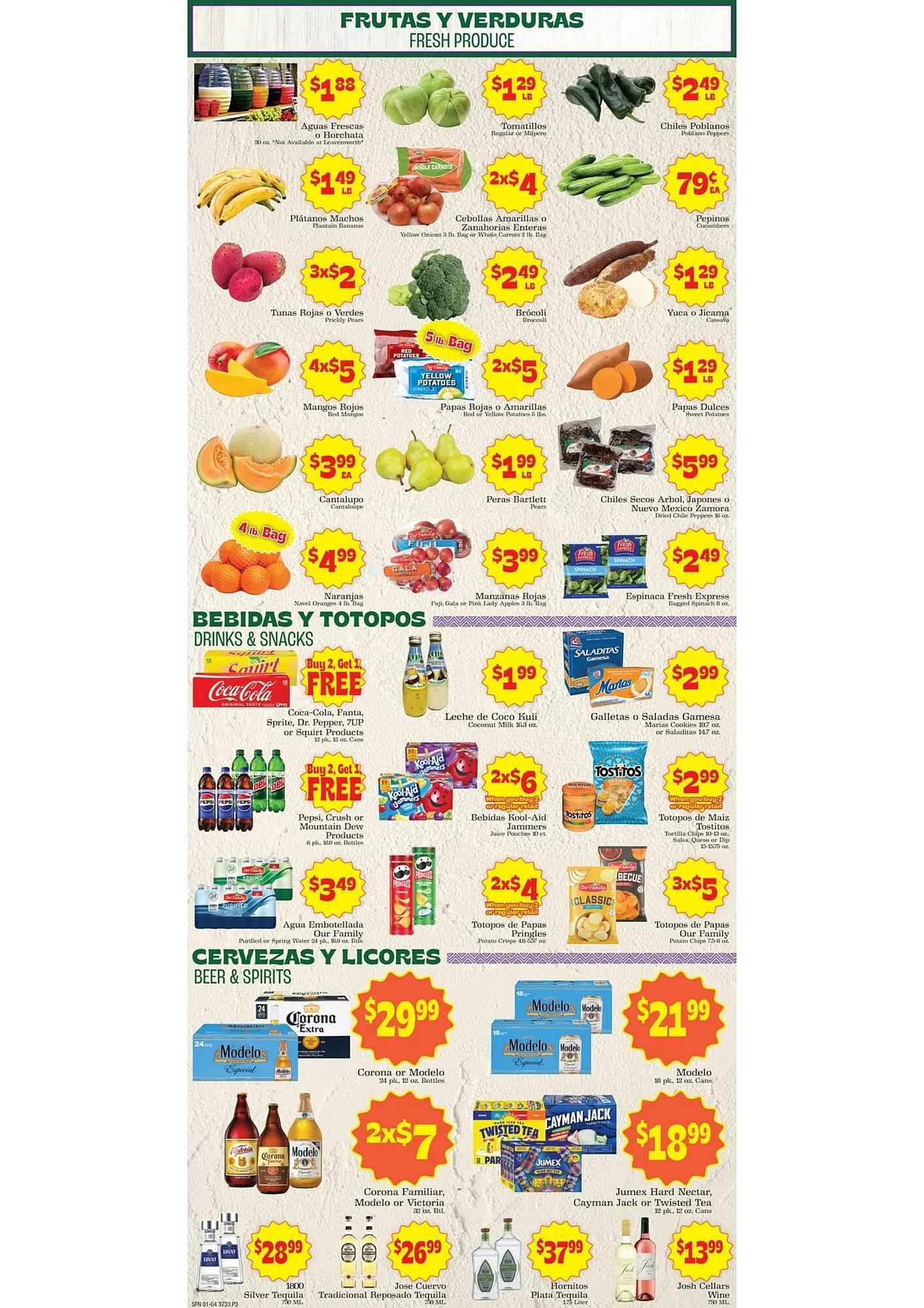 Weekly ad Supermercado Nuestra Familia weekly ad from January 4 to January 10 2027 - Page 3