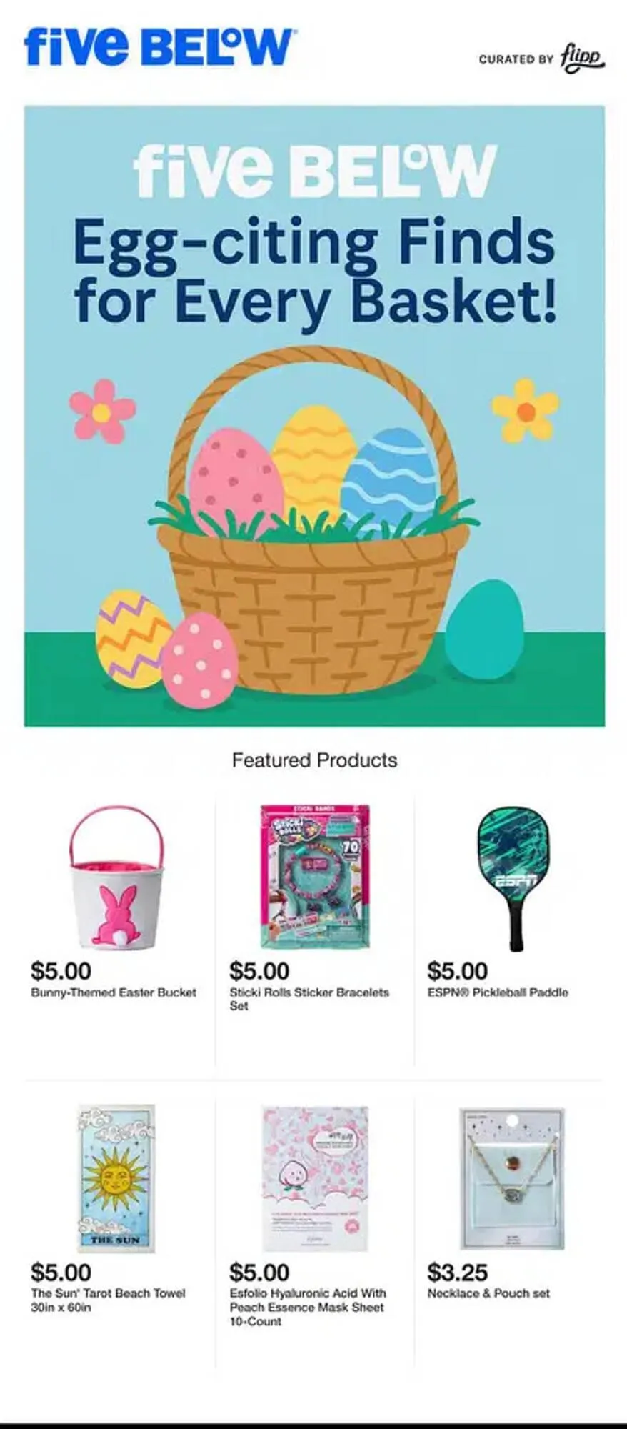 Weekly ad Five Below Weekly Ad from April 15 to April 21 2025 - Page 1