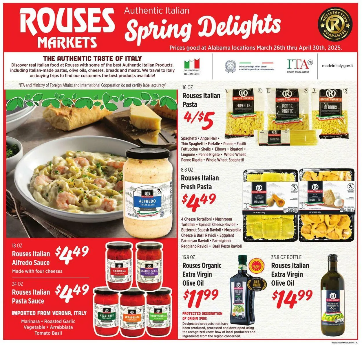 Catálogo de Rouses Current weekly ad 26 de marzo al 30 de abril 2025 - Página 1
