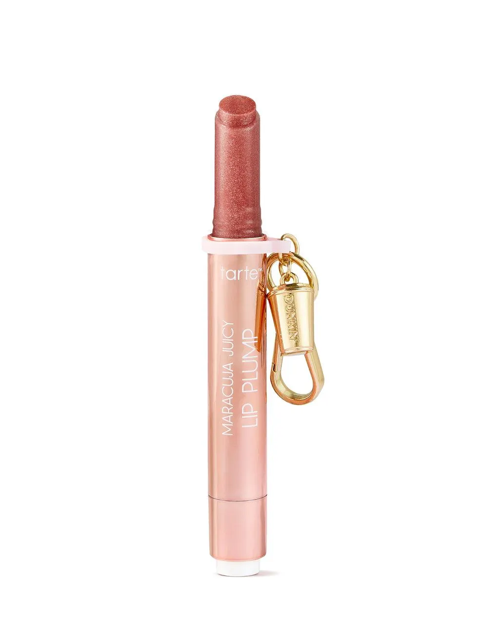 tarte™ x Dunkin' maracuja juicy shimmer glass lip plump + free charm duo
