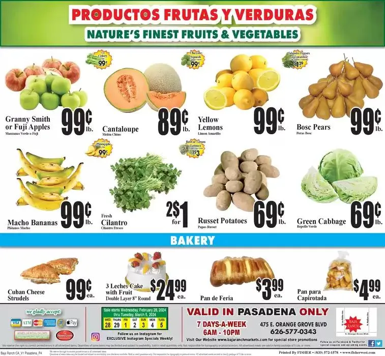 Weekly ad Baja Ranch weekly ad from February 26 to March 4 2025 - Page 4