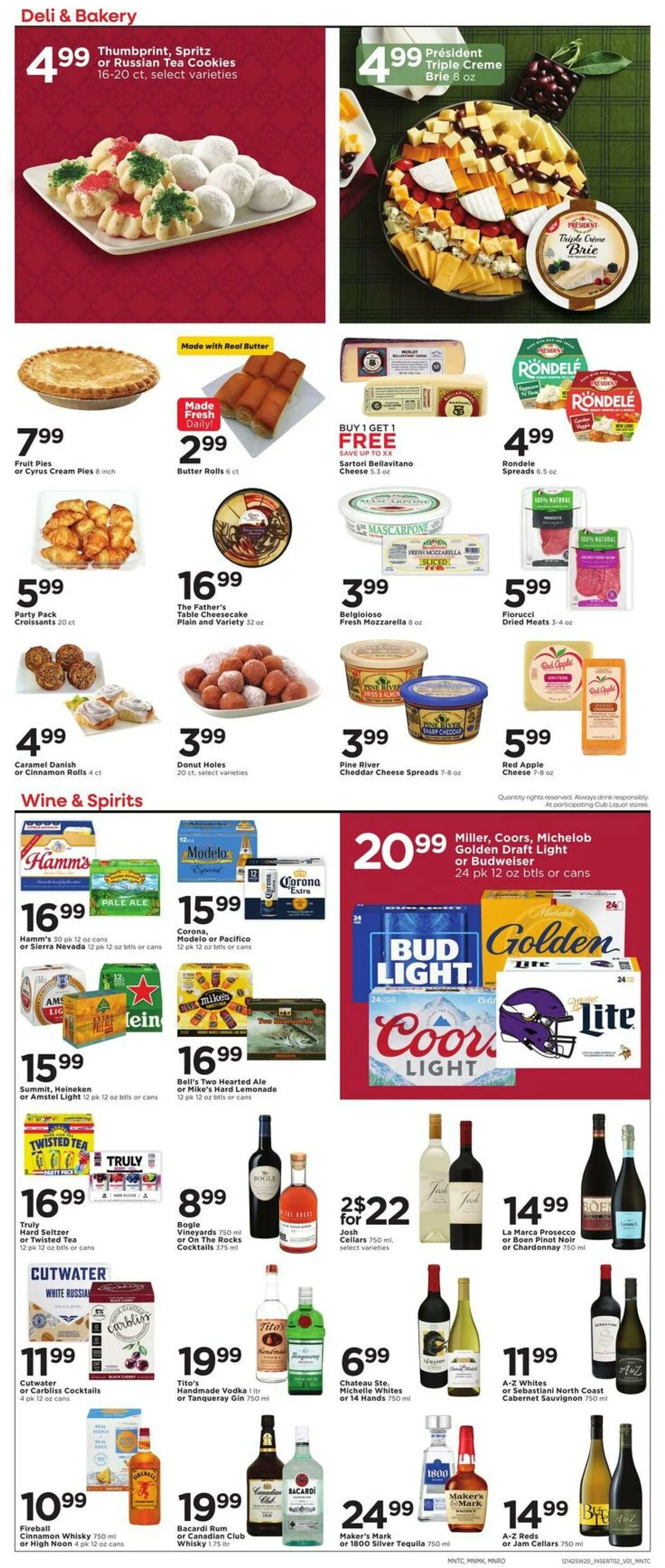 Weekly promotion Cub Foods Current weekly ad spanning from December 14 to December 20 2025 - Page 4 for Catalogue 365