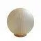 Mid-Century Minimalist Globe Hand-Blown Glass Table Lamp
