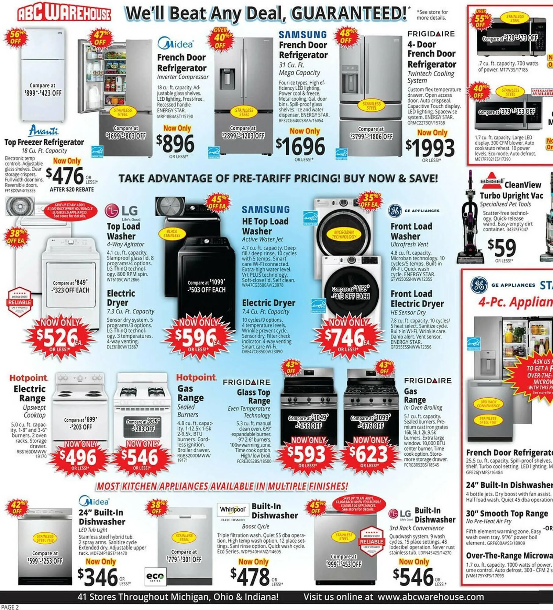 Weekly ad ABC Warehouse Weekly Ad from April 6 to April 12 2025 - Page 2