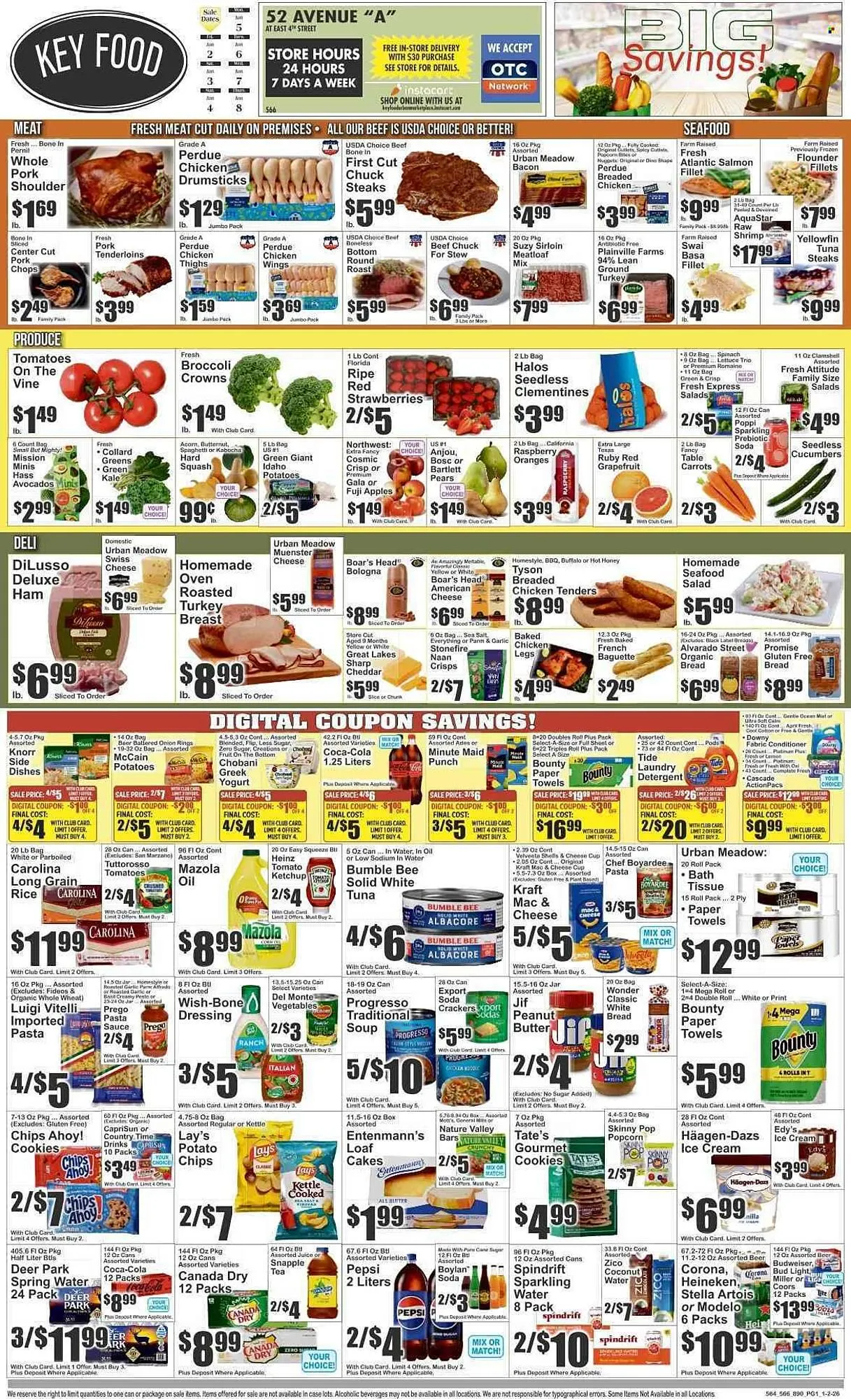 Weekly ad Key Food circular from January 2 to January 8 2026 - Page 1