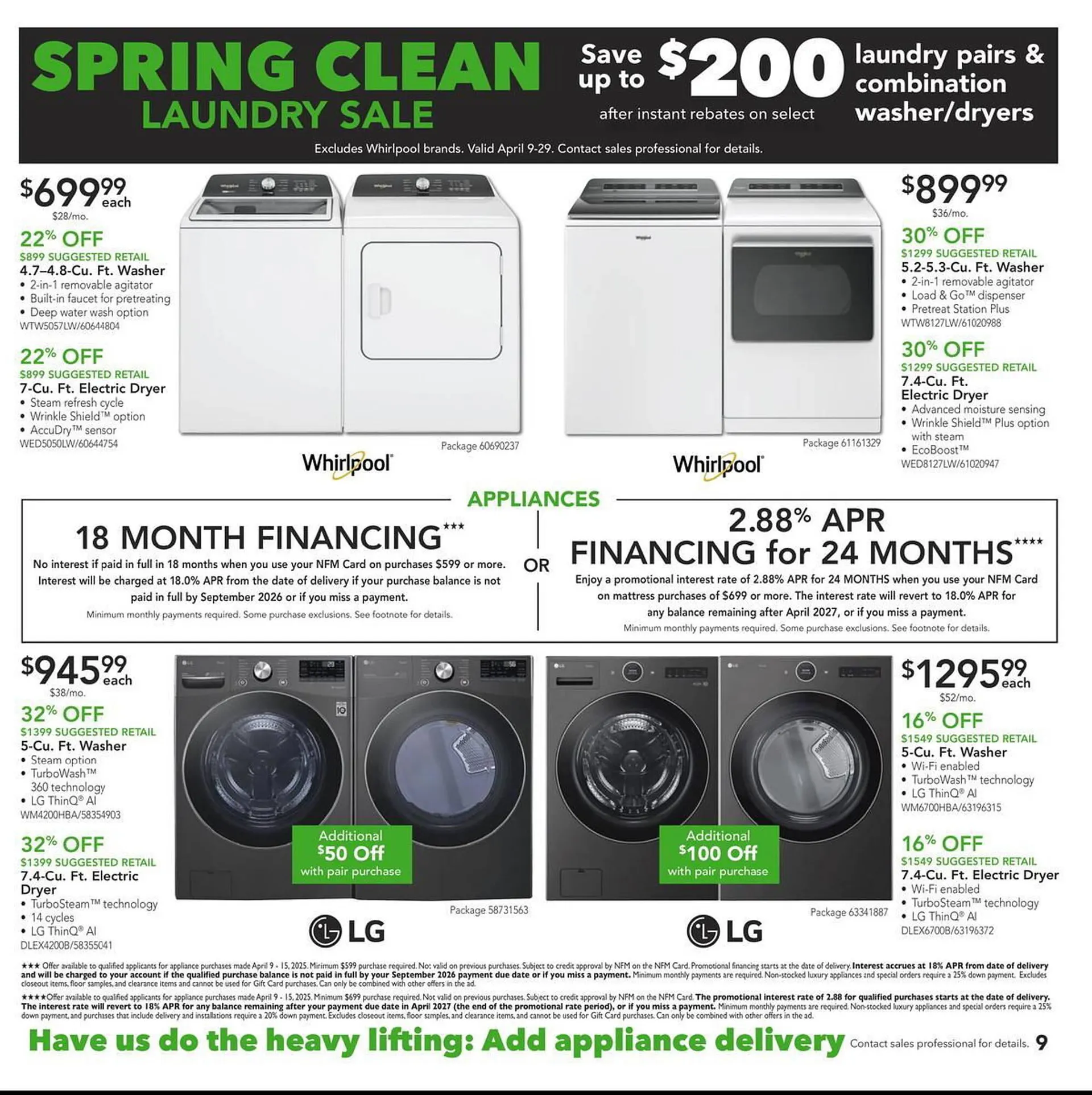 Weekly ad Nebraska Furniture Mart Weekly Ad from April 9 to April 15 2025 - Page 9