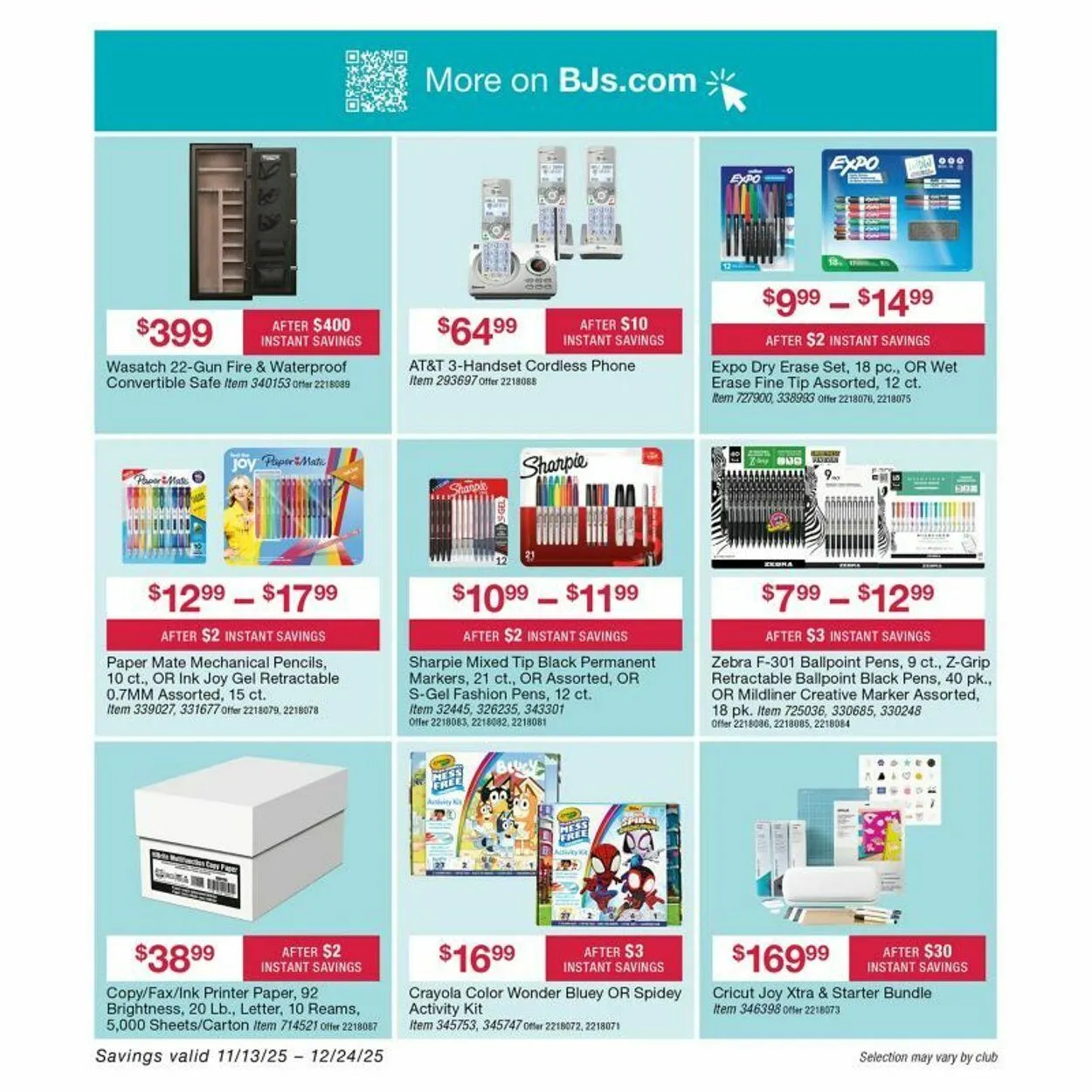 Weekly promotion BJ's spanning from November 20 to December 4 2025 - Page 34 for Catalogue 365