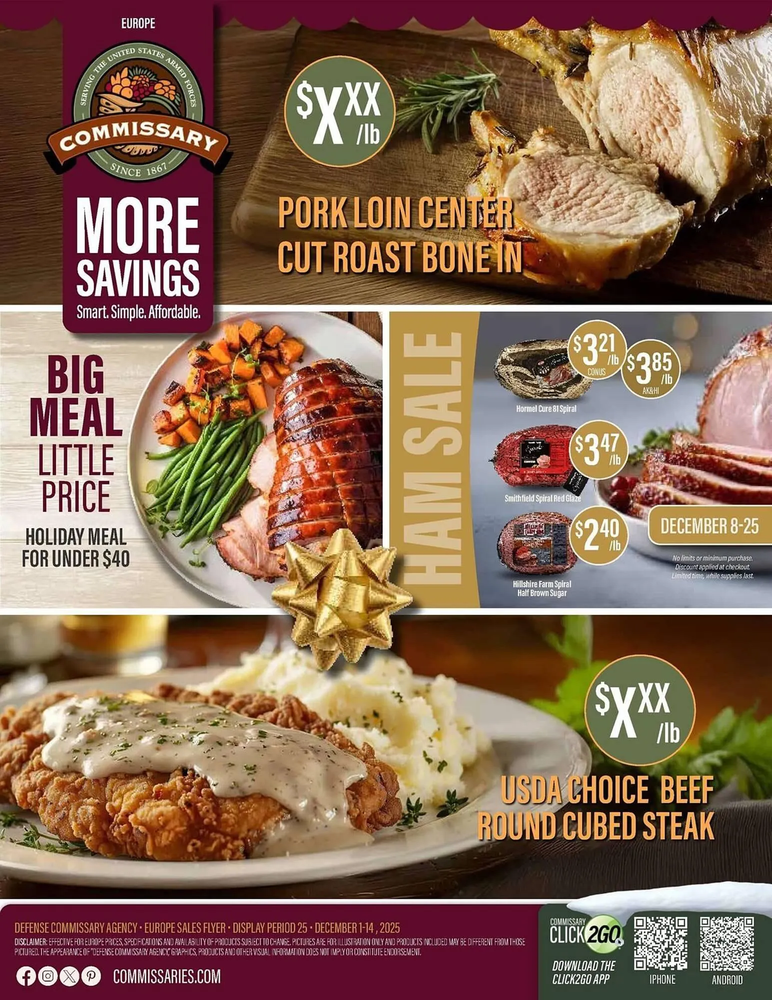 Weekly ad Commissary weekly ad from December 1 to December 14 2025 - Page 1
