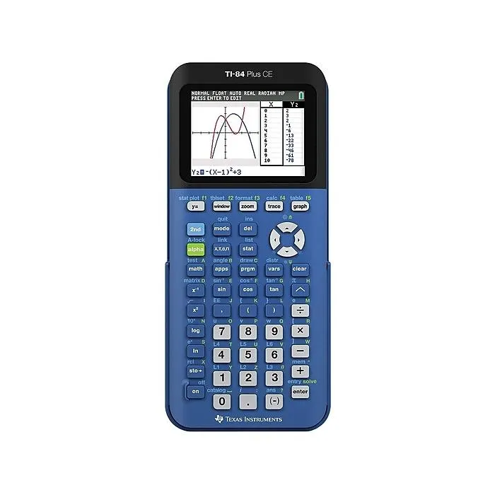 Texas Instruments TI-84 Plus CE 10-Digit Graphing Calculator,
