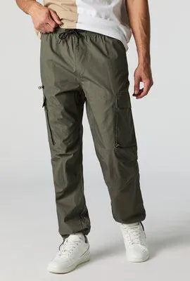Zipper Pocket Parachute Cargo Jogger