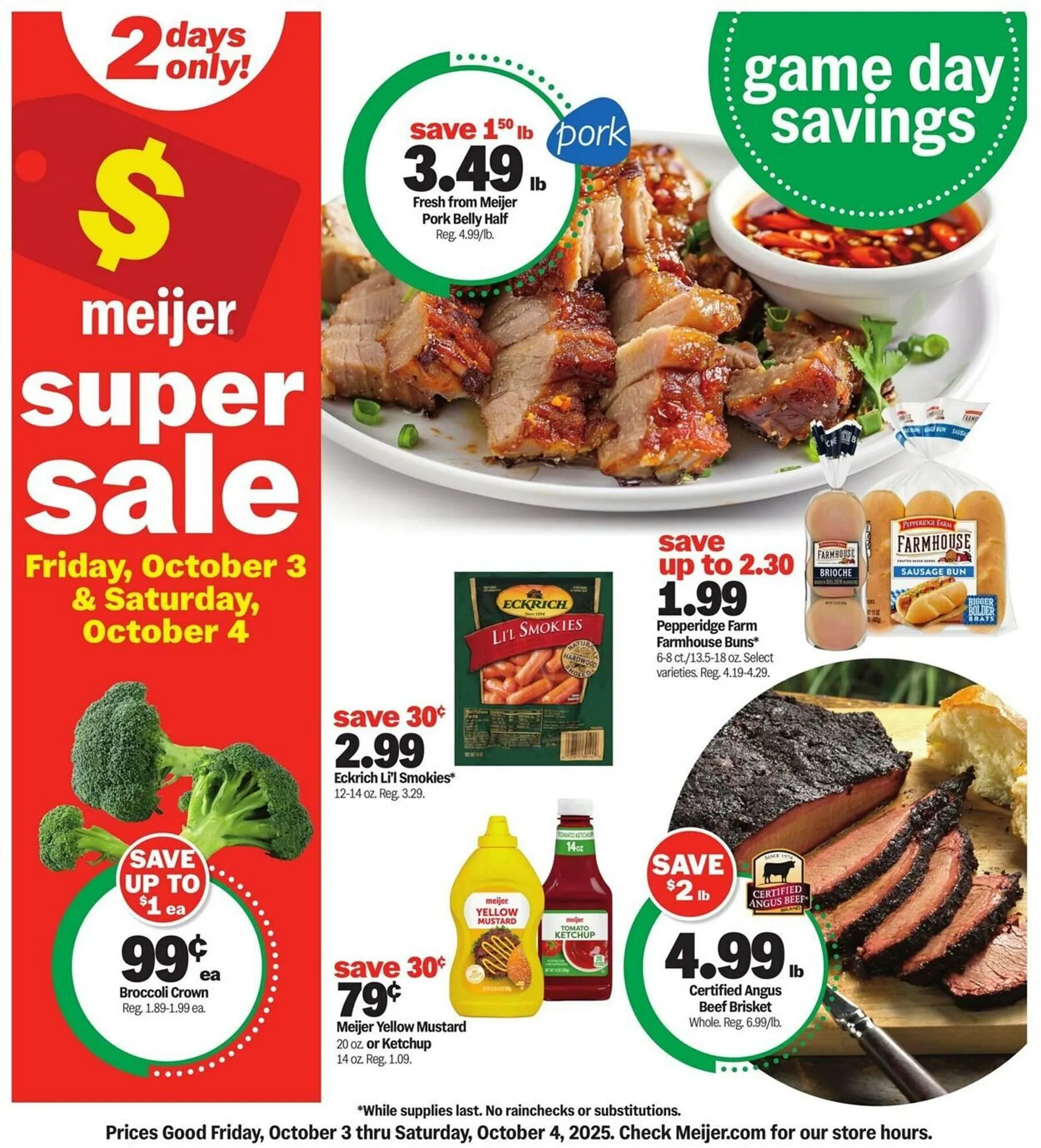 Weekly ad Meijer weekly ad from October 3 to October 4 2025 - Page 1